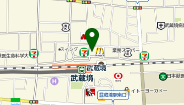 くいもの屋わん 武蔵境店の地図画像