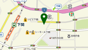 くいもの屋わん シーモール下関店の地図画像