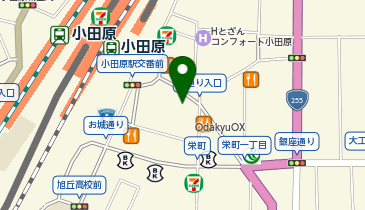 小田原鮮魚と炭焼牛たん かっこ 小田原店の地図画像