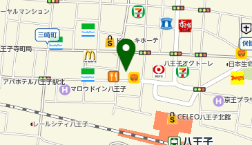 炭火焼 鶏料理と鶏だしおでん て鶏あし鶏 八王子ユーロード店の地図画像