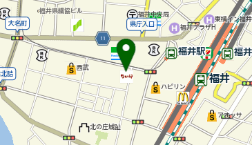 くいもの屋わん 福井駅前店の地図画像