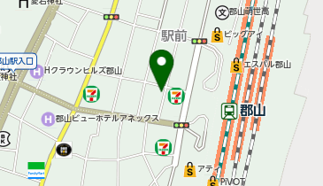 くいもの屋わん 郡山駅前アーケード店の地図画像