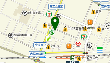 くいもの屋わん 吉祥寺店の地図画像