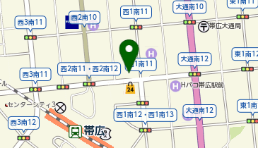 くいもの屋わん 帯広店の地図画像