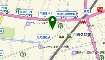くいもの屋わん 西鉄久留米駅前店の地図画像