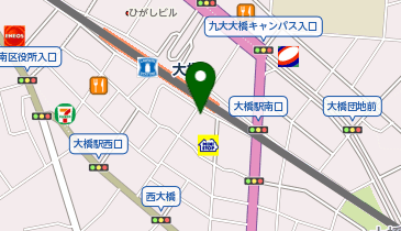 くいもの屋わん 大橋西口店の地図画像