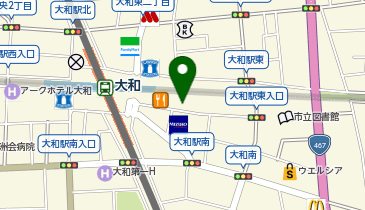 くいもの屋わん 大和店の地図画像
