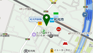千の庭 和光市南口店の地図画像