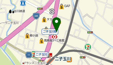 個室居酒屋 くいもの屋わん 玉響 二子玉川店の地図画像