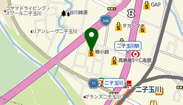 九州自慢 二子玉川店の地図画像