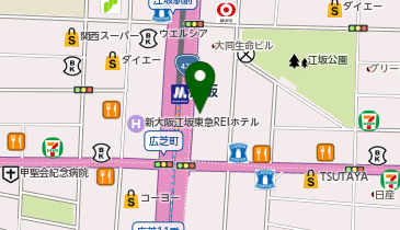 くいもの屋わん 江坂駅前店の地図画像
