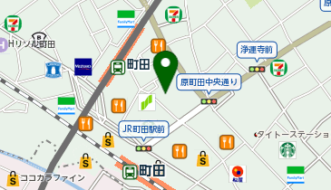 炭火焼 鶏料理と鶏だしおでん て鶏あし鶏 町田店の地図画像
