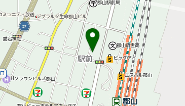 九州自慢 郡山駅前通り店の地図画像
