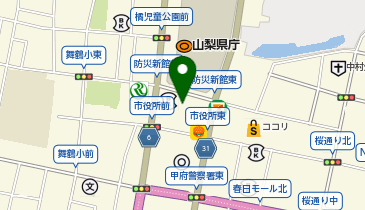 くいもの屋わん 甲府店の地図画像