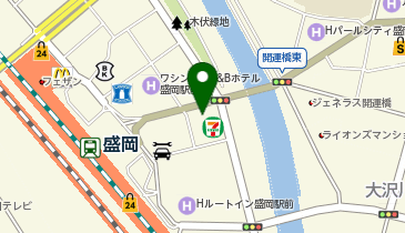 三陸鮮魚と炭焼牛たん かっこ盛岡駅前店の地図画像