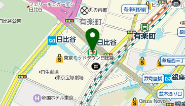 三代目 文治 日比谷本店の地図画像