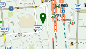 くいもの屋わん 高崎店の地図画像