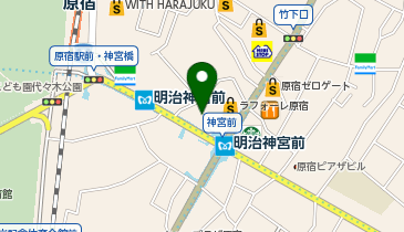 BUTTER MILK CHANNEL 原宿の地図画像