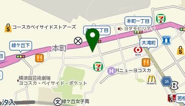 三代目文治 コースカベイサイドストアーズ店の地図画像