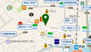 くいもの屋わん 渋谷スペイン坂店の地図画像