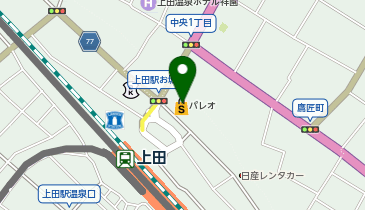 くいもの屋わん 上田店の地図画像