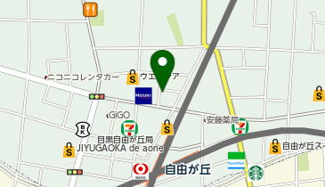 くいもの屋わん 自由が丘店の地図画像