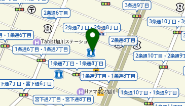 くいもの屋わん 旭川店の地図画像