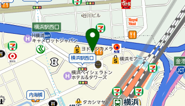 くいもの屋わん 横浜西口駅前店の地図画像