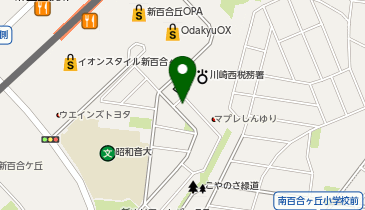 くいもの屋わん 新百合ケ丘店の地図画像
