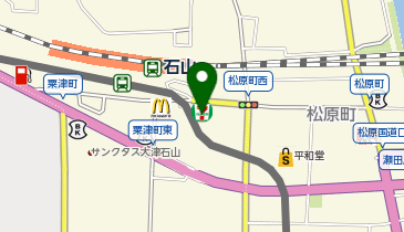 くいもの屋わん 石山駅前店の地図画像