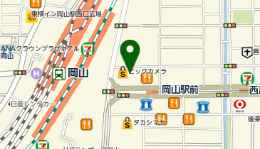 くいもの屋わん 岡山駅前店の地図画像