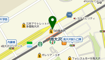 九州魂 南大沢店の地図画像