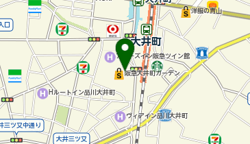 三代目文治 阪急大井町ガーデン店の地図画像