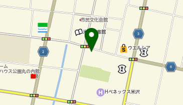 くいもの屋わん 米沢中央店の地図画像