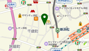 九州魂 浜松駅前店の地図画像