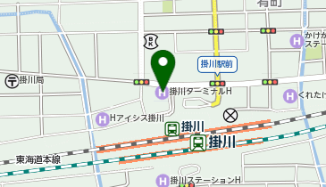 九州魂 掛川駅前店の地図画像