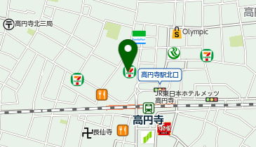 da pai dang 105 高円寺 東京本店の地図画像