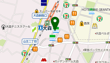 da pai dang 105 大森東口店の地図画像