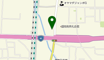 大衆食堂みなみ 盛岡市津志田の地図画像