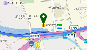 BENJAMIN STEAKHOUSE 東京ガーデンテラス紀尾井町店の地図画像