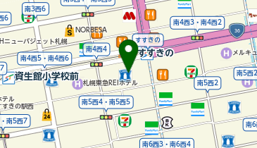 da pai dang 105 ココノススキノ店の地図画像