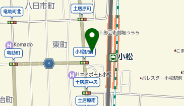 石川のうまいもんと地酒 加賀里火 小松駅前店の地図画像