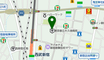 TOKYU SPORTS oasis ルネサンス 新宿24の地図画像