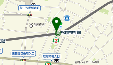 ユニスマイル薬局 若林店の地図画像