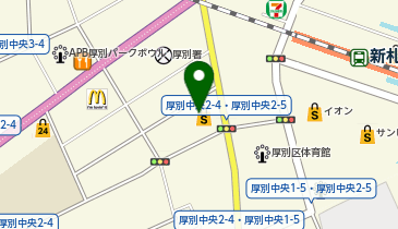 ユニスマイル薬局 新札幌店の地図画像