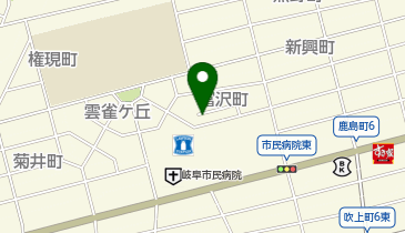 ユニスマイル薬局 岐阜市民病院前店の地図画像