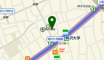 ユニスマイル薬局 駒沢店の地図画像