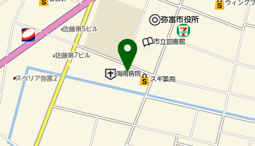 ユニスマイル薬局 海南病院前2号店の地図画像