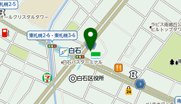 ユニスマイル薬局 白石店の地図画像