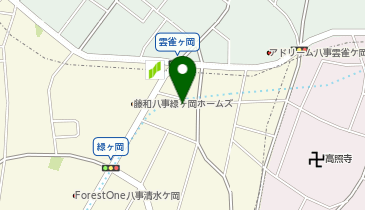 ユニスマイル薬局 ひばりがおか店の地図画像
